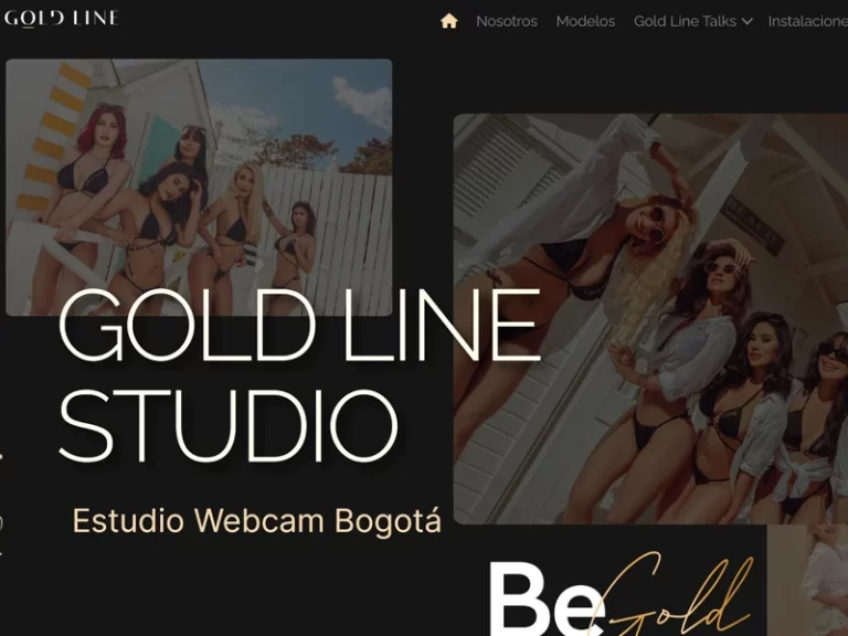 Gold Line Studio estudio webcam en Colombia